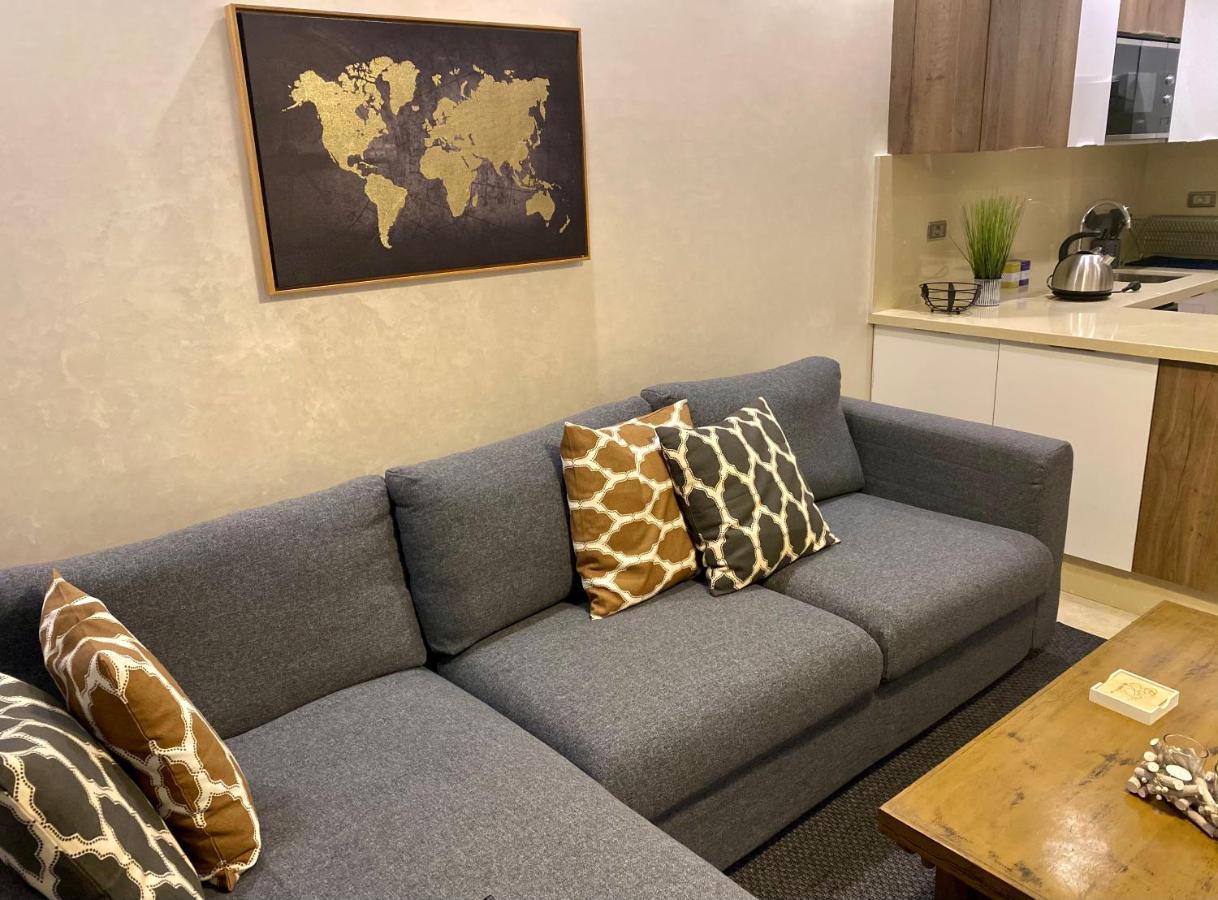 Appartement confortable et ensoleillé, belle vue Casablanca Esterno foto